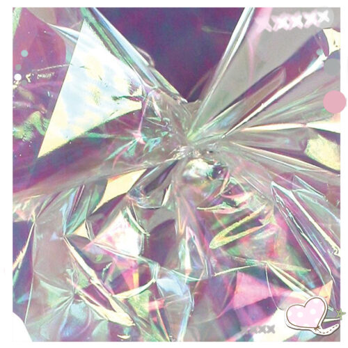A4 - 5 FEUILLES transfert METALLIQUE IRIDESCENT TRANSPARENTE