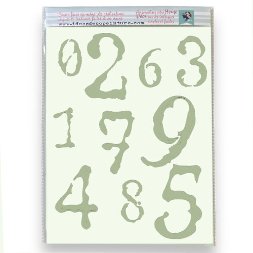 POCHOIR NUMBERS