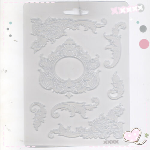 Moule en pvc souple taille A5 - Swirls