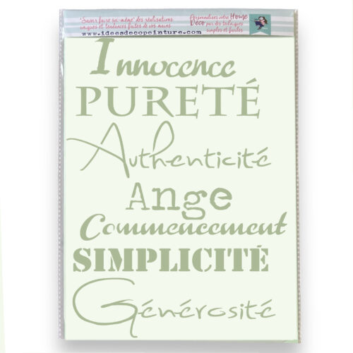 POCHOIR ENFANCE